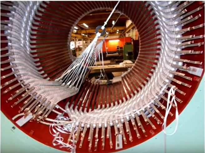 5500HP 13200v motor stator rewinding